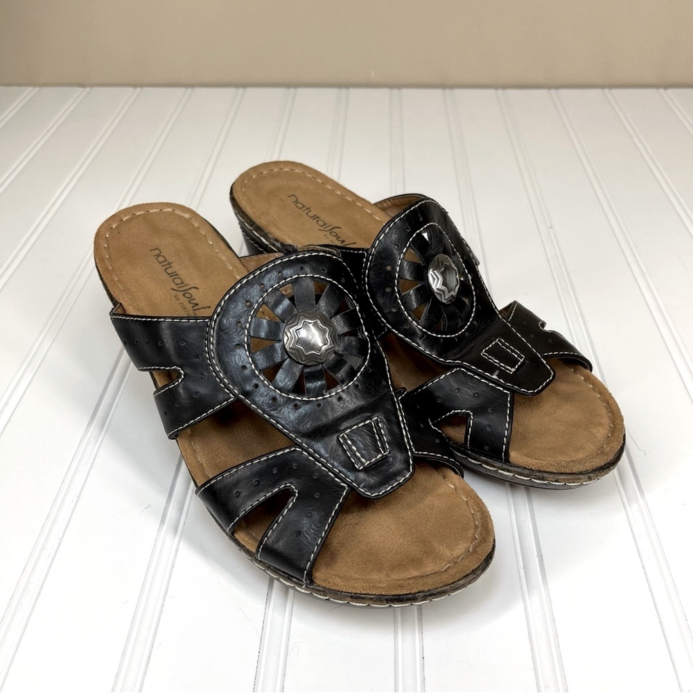 Natural Soul Medallion Sandals by Naturalizer Women’s Size 7.5